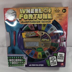 NEW NIB Wheel of Fortune Electronic Game Deluxe Edition (2009 - Spinning Wheel)